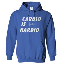 Load image into Gallery viewer, Cardio Is Hardio - T Shirt - hoodie_royal_e1c59f09-3f7a-43c6-a007-c99ab1886646