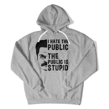 Load image into Gallery viewer, I Hate The Public. The Public Is Stupid - T Shirt - i-hate-the-public-hoodies-grey