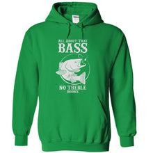 Load image into Gallery viewer, All About That Bass No Treble Hooks - T Shirt - kellygreen_328fa68b-48d4-416e-a3a7-d40cc2b0cf09
