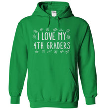 Load image into Gallery viewer, I Love My 4th Graders - T Shirt - kellygreen_3b16a104-4c4e-4ae8-b866-1d768607a86f