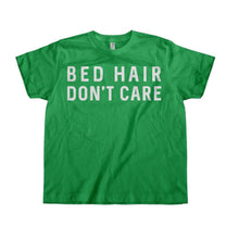 Load image into Gallery viewer, Bed Hair Don't Care - Kids - T Shirt - kellygreen_3bee6076-4365-44e9-ae01-669d82a16bed
