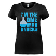 Load image into Gallery viewer, I'm the One Who Knocks - T Shirt - knocks-wf-black