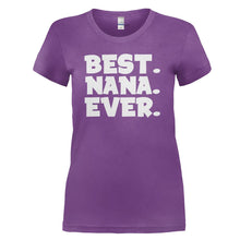 Load image into Gallery viewer, Best. Nana. Ever - T Shirt - ladies-purple