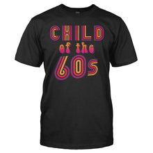 Load image into Gallery viewer, Child Of The 60s - T Shirt - men_black_14af21e1-ee78-41de-847e-e42f2f69fbce