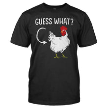 Load image into Gallery viewer, Guess What? Chicken Butt - T Shirt - men_black_164848c7-0dd1-4287-8282-c94a880ecccb