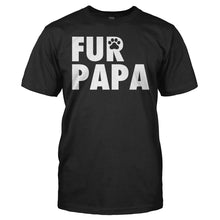 Load image into Gallery viewer, Fur Papa - T Shirt - men_black_220d4b98-b131-4673-8966-635174c15e63