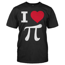 Load image into Gallery viewer, I Love Pi - T Shirt - men_black_33ec2564-4142-47b3-997b-2809b168295b