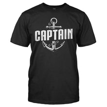 Load image into Gallery viewer, Captain - T Shirt - men_black_39ff361f-1be6-4d91-8f91-8b1f31265785