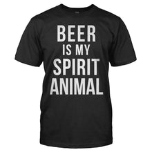 Load image into Gallery viewer, Beer Is My Spirit Animal - T Shirt - men_black_4d3d114f-5e54-42af-b866-b19d874b3f7a