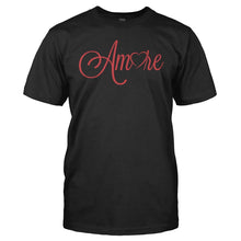 Load image into Gallery viewer, Amore - T Shirt - men_black_504a0a6e-35b9-4965-a105-47c29987b556