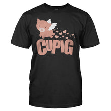Load image into Gallery viewer, Cupig - T Shirt - men_black_5dbcb37e-be36-434e-9f08-da5b74b469c5
