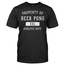 Load image into Gallery viewer, Beer Pong Athletic Dept. - T Shirt - men_black_7098964f-2a31-4c93-a732-f764f9ec8c23