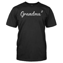 Load image into Gallery viewer, Grandma To The Third Power - T Shirt - men_black_780380c7-bd62-430f-8382-ac3dfa3135b0