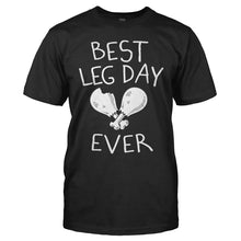 Load image into Gallery viewer, Best Leg Day Ever - T Shirt - men_black_7fe7f7c1-7cb1-44a8-a790-d17af347fff0