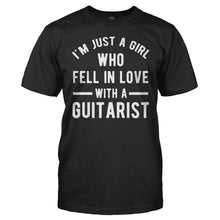 Load image into Gallery viewer, I'm Just A Girl Who Fell In Love With a Guitarist - T Shirt - men_black_83bf4f6a-42dd-47ab-895c-017bde5442dc