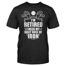 Load image into Gallery viewer, I Need My Daily Dose of Iron - T Shirt - men_black_94ce1616-18b0-4d6e-9e08-10efa264d52f