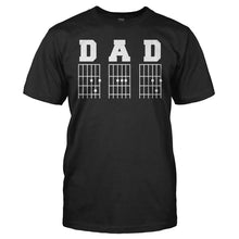 Load image into Gallery viewer, Guitar DAD - T Shirt - men_black_99ab1d13-3c68-40b5-ab9b-230399811e0c