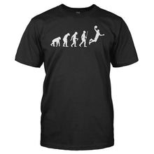 Load image into Gallery viewer, Evolution - Basketball - T Shirt - men_black_af5d45a0-a73f-4e05-8ec8-1f1e077ca234