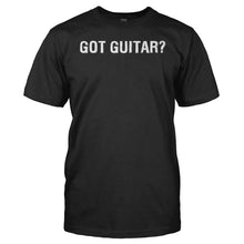 Load image into Gallery viewer, Got Guitar? - T Shirt - men_black_b72371bc-6f13-4e6e-81b4-1e11f90b2792