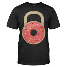 Load image into Gallery viewer, Donut Kettle Ball - T Shirt - men_black_bd159bba-c47d-4770-91bd-c7feeed543da