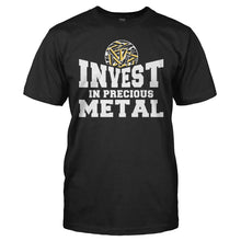 Load image into Gallery viewer, Invest in Precious Metal - T Shirt - men_black_be10c101-90ff-47f9-b234-4066baafff5d