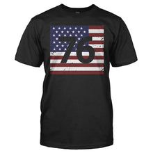 Load image into Gallery viewer, 76 - T Shirt - men_black_e537a3f0-8978-4bef-ba90-bda868a3769f
