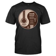 Load image into Gallery viewer, Guitar Yin Yang - T Shirt - men_black_ffa1ae3f-20b4-4139-ac61-144108aaa37b
