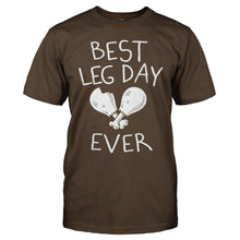 Load image into Gallery viewer, Best Leg Day Ever - T Shirt - men_brown_b57716e4-9468-45fc-89b3-c8113193f057