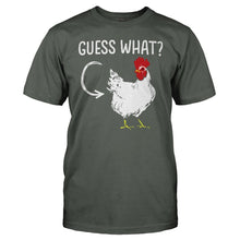 Load image into Gallery viewer, Guess What? Chicken Butt - T Shirt - men_charcoal_048ad417-a12d-4ae1-842e-f7072e92cf67