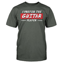 Load image into Gallery viewer, I Prefer the Guitar Player - T Shirt - men_charcoal_0ef82b38-76a7-4eae-8705-e4f8acb3b3c4