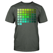 Load image into Gallery viewer, Fifty Shades of Green - T Shirt - men_charcoal_150fbf7b-1ff6-4569-b32f-41be0fc771d5