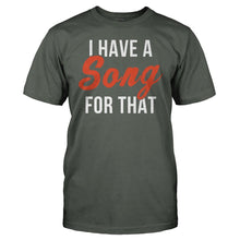 Load image into Gallery viewer, I Have a Song for That - T Shirt - men_charcoal_3a4ab663-0ea8-4fa3-a767-55cb3eba638b