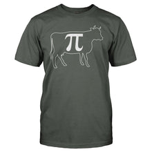 Load image into Gallery viewer, Cow Pi - T Shirt - men_charcoal_469298f1-5f13-4a2e-ba88-81629bb0281f