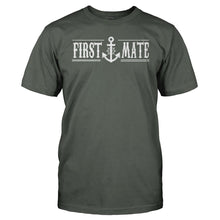 Load image into Gallery viewer, First Mate - T Shirt - men_charcoal_77366d6b-24bf-4b82-b03f-331de0efdc23