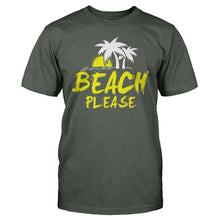 Load image into Gallery viewer, Beach Please - T Shirt - men_charcoal_7ed23c87-af55-4985-ab7c-aab181cdbf8c