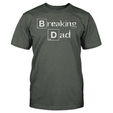 Load image into Gallery viewer, Breaking Dad - T Shirt - men_charcoal_8059caf7-5692-4d37-862e-d247d2a1ee59