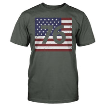 Load image into Gallery viewer, 76 - T Shirt - men_charcoal_8c2e956b-ebee-4944-a43a-19df52c89061