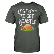 Load image into Gallery viewer, It's Thyme To Get Roasted - T Shirt - men_charcoal_bf23b096-2391-4e55-b191-5c4c608db04f
