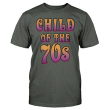 Load image into Gallery viewer, Child Of The 70s - T Shirt - men_charcoal_f649c031-915b-465c-acc4-998fbe811ca2