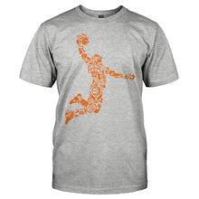 Load image into Gallery viewer, Basketball Player - T Shirt - men_heathergrey_10eed98a-ec8d-4222-871b-56e503956b31