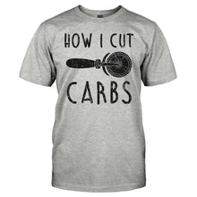 Load image into Gallery viewer, How I Cut Carbs - T Shirt - men_heathergrey_c42d078e-5765-44f9-9992-438a4da7c07f