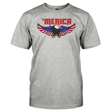 Load image into Gallery viewer, 'Merica - T Shirt - men_heathergrey_c5b3b4b8-067b-4aac-a207-aba2f9fc114d