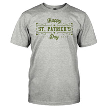 Load image into Gallery viewer, Happy St. Patrick's Day - T Shirt - men_heathergrey_d7c8ca72-f82f-453e-8f52-c4622ad7108a
