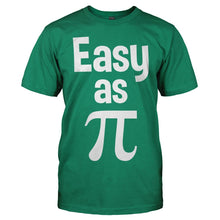 Load image into Gallery viewer, Easy As Pi - T Shirt - men_kellygreen_378dc446-3a2d-4b56-817e-67e8726b4939