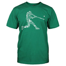 Load image into Gallery viewer, Baseball Player - T Shirt - men_kellygreen_73cf0d15-4ac4-49c4-8bee-4db087ecb070