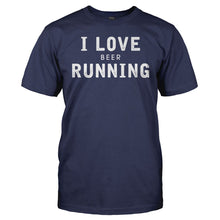 Load image into Gallery viewer, I Love Beer Running - T Shirt - men_navy_0cfacd84-1102-4b03-8880-5103488bc073