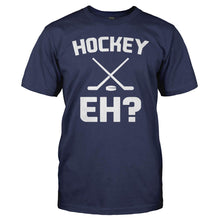 Load image into Gallery viewer, Hockey, Eh? - T Shirt - men_navy_0f48f851-8794-451c-93be-ccb48b25ca36