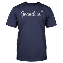Load image into Gallery viewer, Grandma To The Fourth Power - T Shirt - men_navy_263fac1d-3b42-40c1-b551-c6a65d3e3114