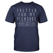 Load image into Gallery viewer, Fretted For My Pleasure - T Shirt - men_navy_32ef2cb2-0b74-4031-a177-0a551ac15b11