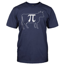 Load image into Gallery viewer, Cow Pi - T Shirt - men_navy_3561edda-eb14-4e34-a8b0-bd00cb90620b